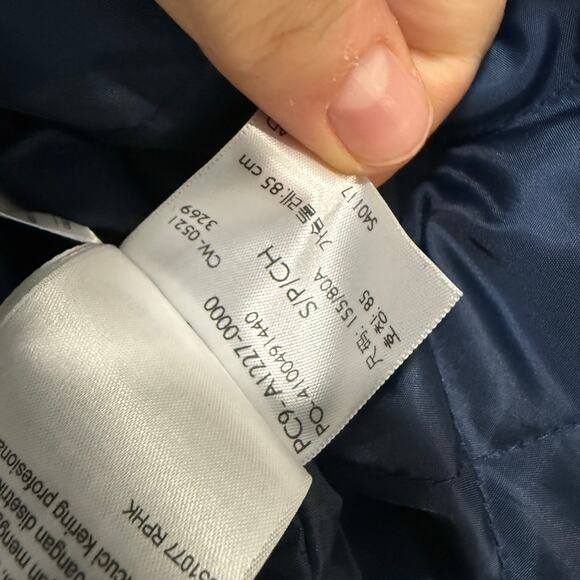 Levi's Women's Wool Trucker Jacket Plaid Red Blue Sherpa Snap Small - Picture 5 of 9